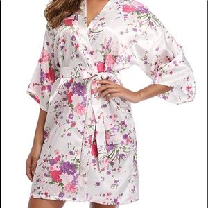 Satin women’s robe